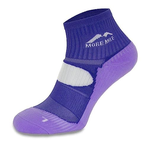 More Mile Womens Limited Edition 5 Pair Pack London Running Socks, Mixed, 5-8 shoe — view 5