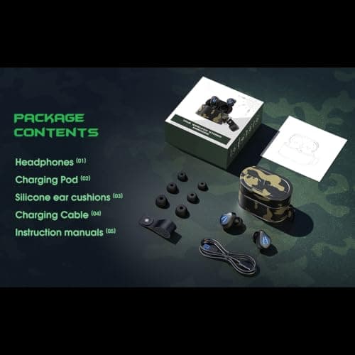 Bewinner Wireless Earbuds Bluetooth 5.4, 6H Playtime for Travel, Gym — view 6