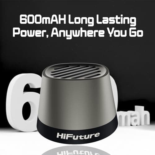 HiFuture Mega S Wireless Speaker, Silver Grey — view 6