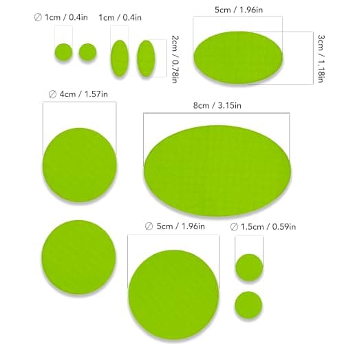 aZengear Self-Adhesive Repair Patches (30+ Colours) for Down Jackets, Puffer Coats, Tents, Upholstery - Waterproof, Tear-Cold-Heat-Resistant Nylon Polyester Fabric (11 Pcs, Green) — view 3