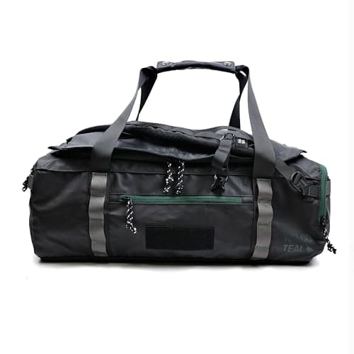 KalgoTeal Utility Duffle Bag 40L, Convertible Backpack for Travel, Gym & Commute, Water Repellent