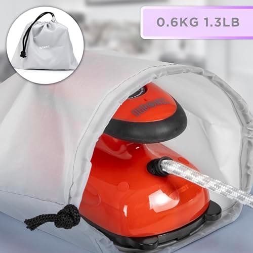 Duronic Travel Iron SI2 BK 375W Mini Irons with Variable Temperature Portable 50ml Black Steam Iron For Holiday Quilting Crafts Compact Design for Travelling — view 5