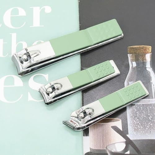 Manicure Set 16Pcs Nail Clippers Set Manicure Kit, Professional Stainless Steel Pedicure Kit with Luxurious Travel Leather Case, Nail Clippers for Women Men, for Home, Travel (Purple) — view 5