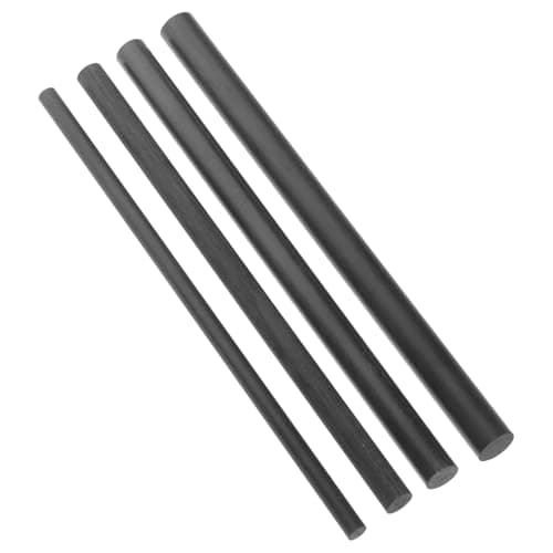 BESPORTBLE 4Pcs Carbon Fiber Fishing Rod Repair Kit Durable Graphite Rod Inserts for Easy Restoration of Broken Fishing Poles Lightweight and Reliable for Travel Fishing Use