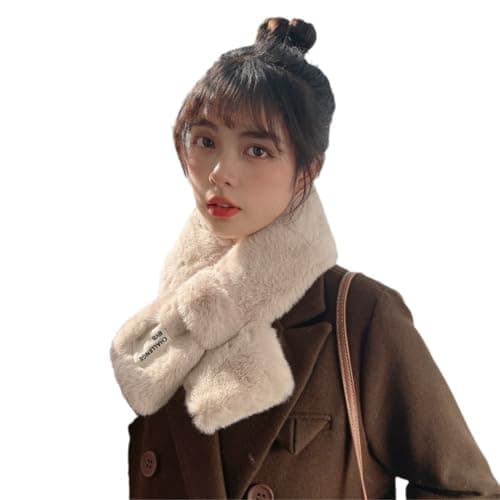 Limtula Y2k Scarf Winter Plush Scarf Teenager Dopamine Look Casual Travel Shopping Taking Photo for Teen Winter for Men for Women Cold Weather Men Plush — view 5