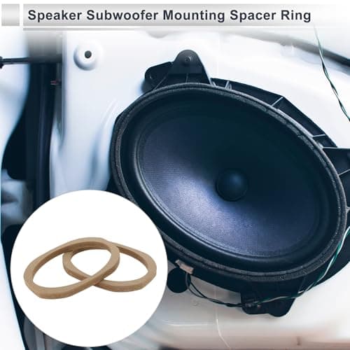 RATCHROLL 2 Pcs Universal Speaker Spacer Ring Adapter Waterproof for 6"x9" — view 2