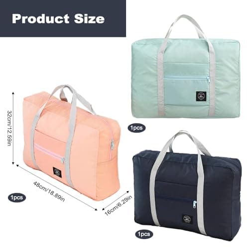 Travel Bags, 3 Pcs Carry On Bag Under Seat Cabin Bag for Men and Women — view 2