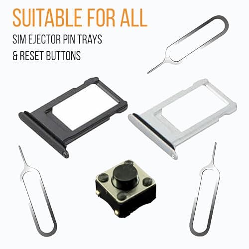 TYGA SIM Card Tray Removal Tool, Universal, Pack of 3 — view 3