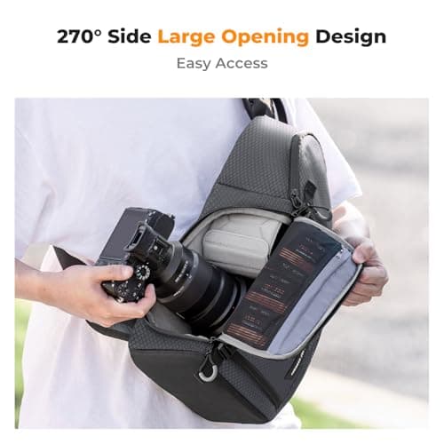 K&F CONCEPT Camera Sling Bag,DSLR/SLR/Mirrorless Camera Case Waterproof 10L — view 2