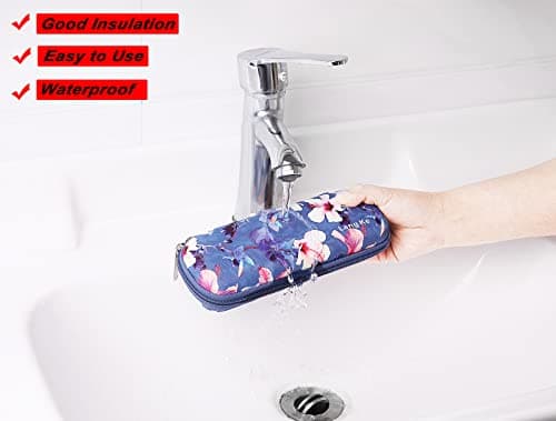 JAKAGO EVA Compact Insulin Cooler Travel Hard Case with 2 Ice Pack — view 6