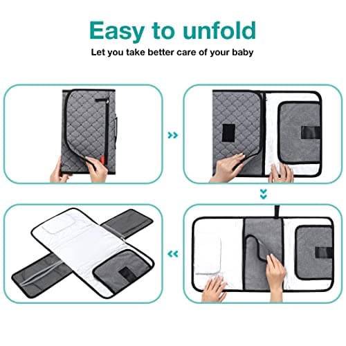 Lekebaby Portable Nappy Changing Mat Travel Baby Change Mat — view 6