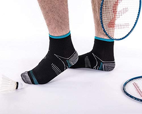 Compression Socks - Upgraded Sport Plantar Fasciitis Arch Support- Low Cut Compression Foot Socks Best for Athletic Sports, Running, Medical, Travel, Pregnancy (6 Pairs) — view 6