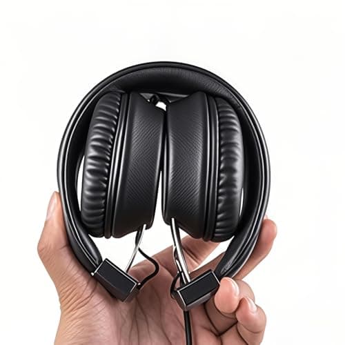 Olyre Foldable Kids Wired Headphones with Mic, Headset for Boys & Girls — view 2