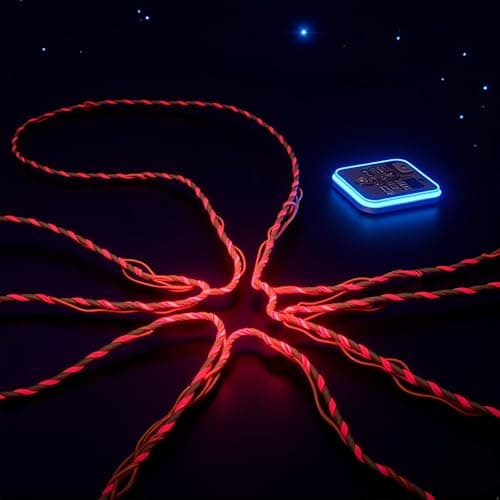 Wyjuan Red 3 in 1 Multi Charging Cable LED Flowing Red Light Up Charger Cable, USB-C Fast USB Charger Cord Cables Cables Micro Type-C Charging Cable, Interconnects for Most Smart Phone — view 6