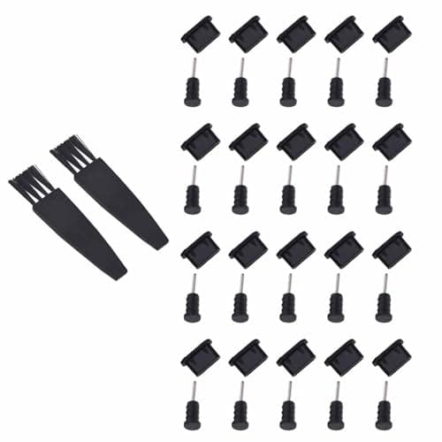 Operitacx 20 Pairs USB Type-c Dustproof Silicone Port Plug Covers for Phones and Computers, Protective and Practical Anti-dust Plugs for USB Jack and Type-c Port Style