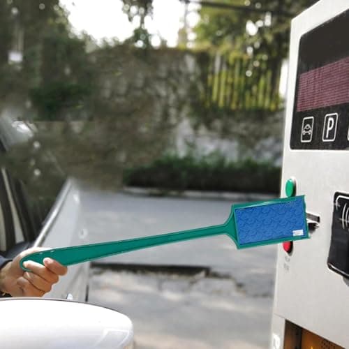 Credit Card Holder Pole Contactless Parking Toll Swiping Stick — view 2