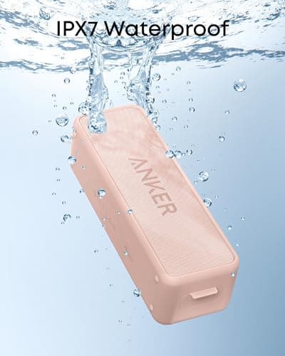 Anker Soundcore 2 Portable Bluetooth Speaker, 12W Stereo, Pink — view 2