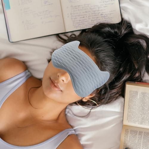 VALICLUD Sleep Mask Bear Shape with Adjustable Elastic Strap Plush Memory Foam Eye Cover for Teens and Light-Blocking Soft Sleeping Mask for Bedtime Naps Travel and Relaxation — view 6