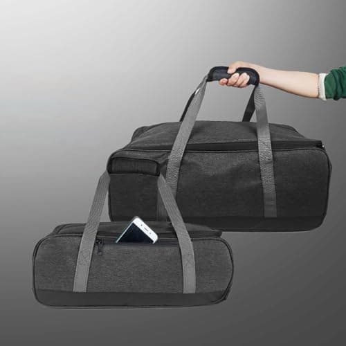 YUYTE Camping Cooking Utensils Set Bag, Camping Storage Bag with Movable Partitions for Campers and Backpackers, for Travel, Picnics, Camping, BBQs (L) — view 3