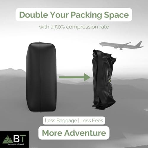 BeyondTrails Vacuum Compression Packing Cubes for Clothes with Pump | Vacuum Travel Bags | Storage Bag | Suitcase Travel Accessories | Packing Organiser | Plane Essentials | Luggage Gear — view 2