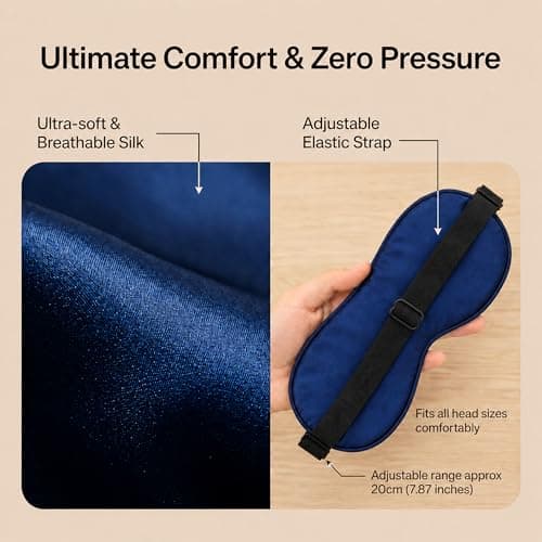 Heated Eye Mask for Dry Eyes Syndrome Silk Electric USB Warm Eye Compress — view 6