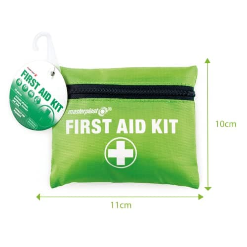 Masterplast First Aid Kit Compact | 24 Pieces - Compact & Organised, Mini Emergency Kit, for Camping, Home, Office, Car, Travel - Plasters, Banages, Dressings, Medical Tape — view 5