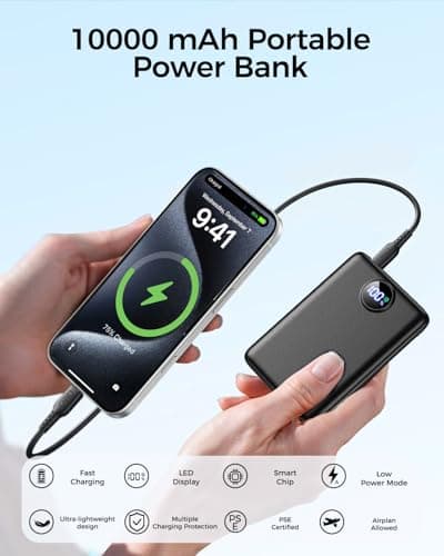 Power Bank Fast Charging 10000mAh, 22.5W Portable Charger with LED Display — view 6