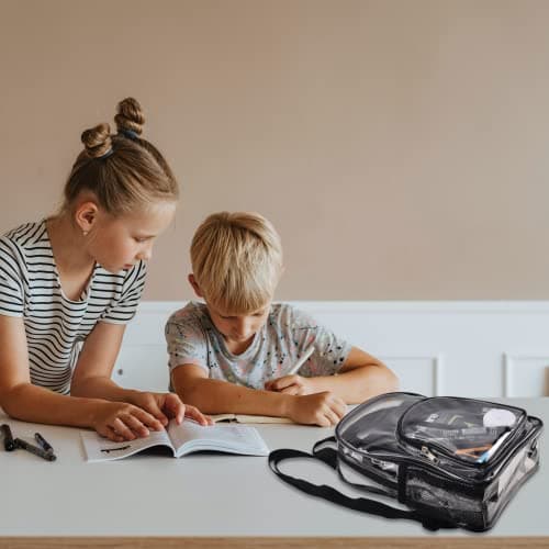 DIYJEP Transparent Bag PVC Waterproof, Clear Backpack — view 4