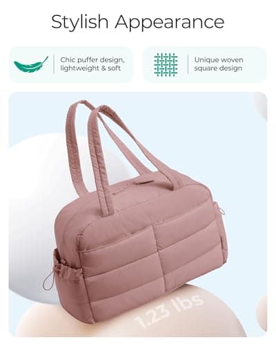 bagsmart 31L Travel Gym Duffle & Wet Pocket, Weekend Overnight Carry on Bag — view 6