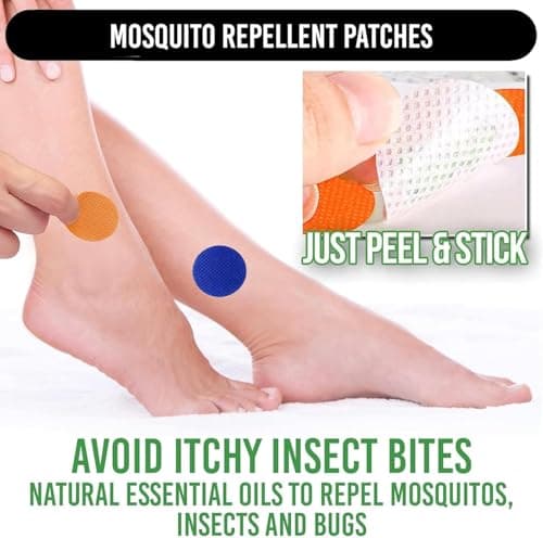 Ninoclar 120 pcs Mosquito Repellent for Children and Adults, Natural Plant Repellent Patches, Multi-Color, 24 Hours Protection, Skin Safety, Waterproof Mosquito Repellent Patches. — view 4