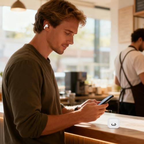 Real Time Language Translator Earbuds Long Battery Life Headphones — view 3
