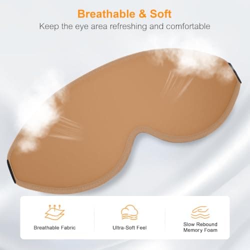 Gritin 2026 Gen 2 Sleep Mask-100% Blackout Eye Sleeping Mask for Women&Men — view 5