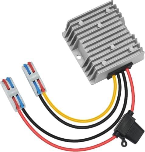 Step Down 12V Power Converter 20A | DC-DC 24V 36V 48V to 12V Voltage Converter Buck Regulator