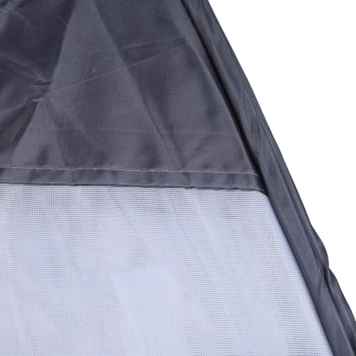 Buddhist Meditation Tent Single Mesh Net Temples Sit-in Free-Standing Shelter Cabana Tent, Quick Folding Outdoor Camping Mesh Inner Tent Ultra-Light Backpacking Tent for Yoga(Orange) — view 5