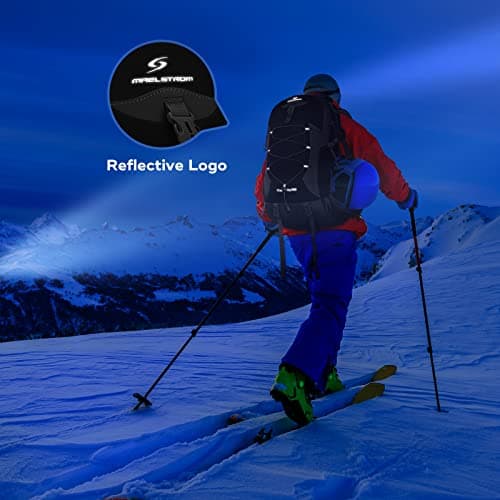 Maelstrom 40L Hiking Backpack, Lightweight Camping Daypack with Rain Cover — view 6