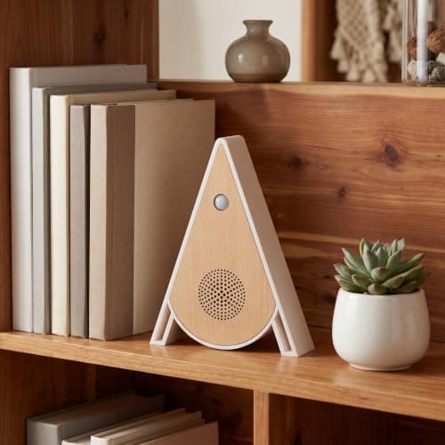 Singing Bird Box Motion Activated Wooden Sound Machine for Home Yoga — view 6