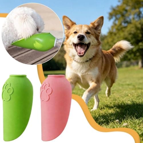Silicone Dog Water Bottle Adapter,Foldable Leakproof Portable Dog Water Bottle Pet Travel DrinkingCup,Puppy WaterDispenser Bowl for Walking Hiking OutdoorFeeder, Fit All Standard WaterBottles (Green) — view 2