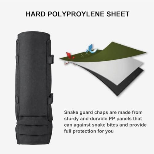 Leg Gaiters 1-Pair Bite-Proof Lightweight Adjustable — view 4