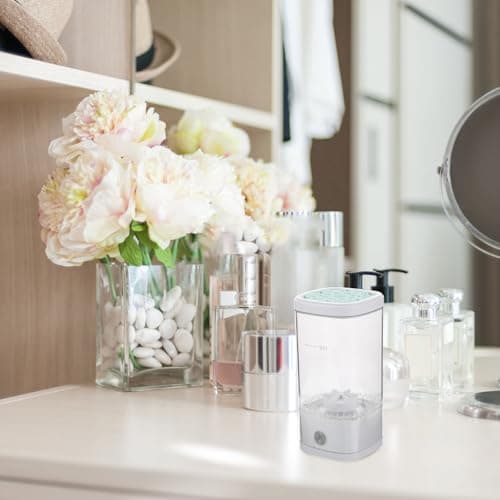 Mikikit Electric Makeup Brush Cleaner with USB Port for Efficient Cleaning and Quick Drying, Made of Plastic and Silicone with Stand, for Women’s Makeup Brush Washing Machine — view 6
