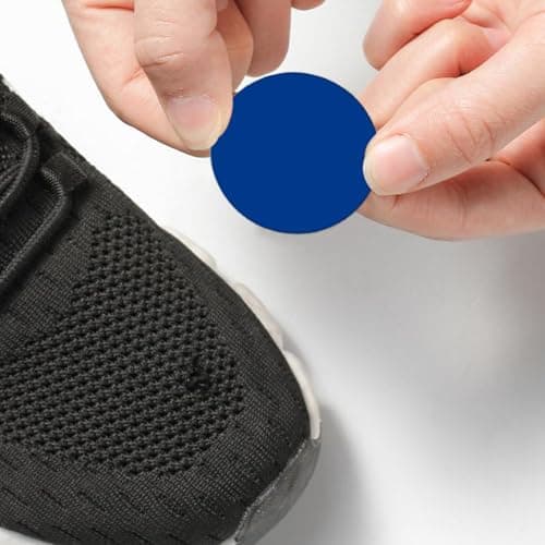 Shoe Patch Vamp Repair Sticker, Sneaker Patch Kit,Shoe Hole Cover Patches, Breathable Adhesive Design,Easy to Apply, Black, for Running, Dance, Boots, Jackets, Costumes, Luggage — view 3