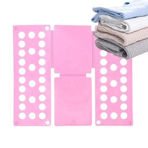 Clothes Folding Board Fast Shirt Folder for Adults Laundry (pink) — view 5