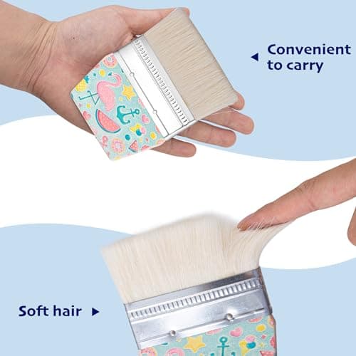 Yuecda Sand Beach Cleaning Brush Body Skin Feet Sand Remover for Beach Volleyball Sandboxes Beach Events Water Activities Sand Occasion — view 4