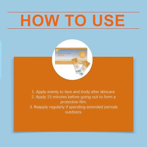 100PCS Mini Sunscreen Travel Size,SPF 50+ Sun Cream,Face Moisturiser,Non Greasy Mineral Sunscreen for Face&Body,Waterproof&Sweat Resistant Sun Protection,No White Cast,Long Lasting Protection — view 5