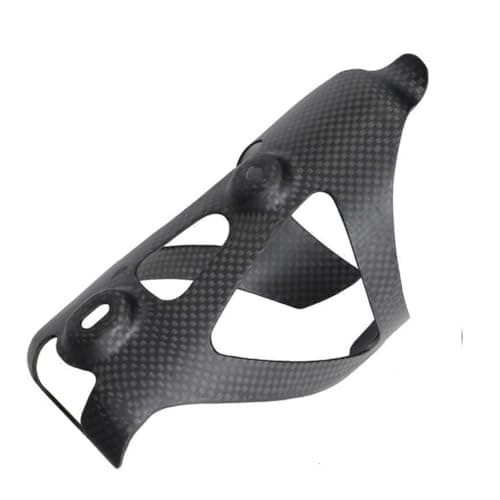 HOUSON Ultralight 3K Carbon Fiber Bicycle Water Bottle Cage, T700 Carbon Cup Holder for Road Bikes & Mountain Bikes Matte Black — view 2