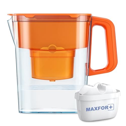 AQUAPHOR Water Filter Jug Compact Orange 2.4L with 1 x Maxfor+ Cartridge — view 2
