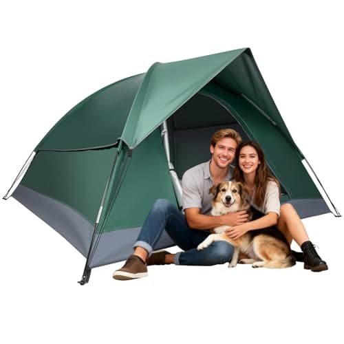 M.J COMFY-LIFE Camping Tent for 2–3 Persons, Waterproof & Windproof, Quick Setup, Ultralight Dome Tent for Trekking, Camping & Outdoor