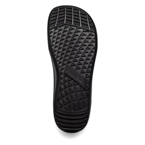HOBIBEAR Barefoot Minimalist Shoes Womens Mens Zero Drop Wide Toe Box Waterproof Outdoor Hiking Walking Comfortable Trail Running Sneaker Black — view 5