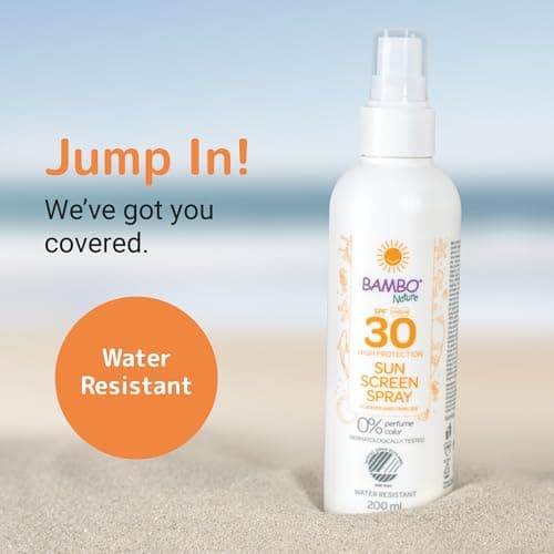Bambo Nature Suncream Spray, 200ml, SPF 30 Sun Screen, Colourant & Fragrance Free, Sunscreen To Protect Your Skin, Dermatologically Tested — view 5