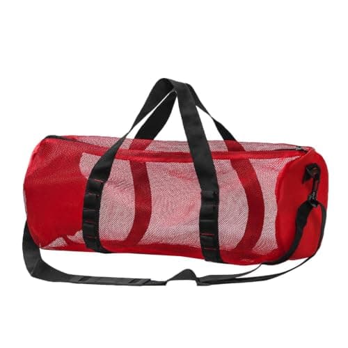 Mesh Dive Bag, Large Mesh Duffle Bag for Dive or Snorkel Equipment, Mesh Gym Bag Mesh Duffle Bag Snorkel Bag, Diving Snorkel Gear Bags, Perfect for Travel Swim Gym