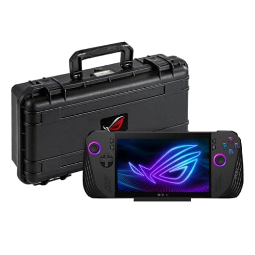 BeisDirect Hard Handheld Case for ASUS ROG Ally X can Hold Console, Power Adapter, Charging Cable, Protective Travel Case Waterproof Hard Shell Storage Bag for ROG Ally X Accessories